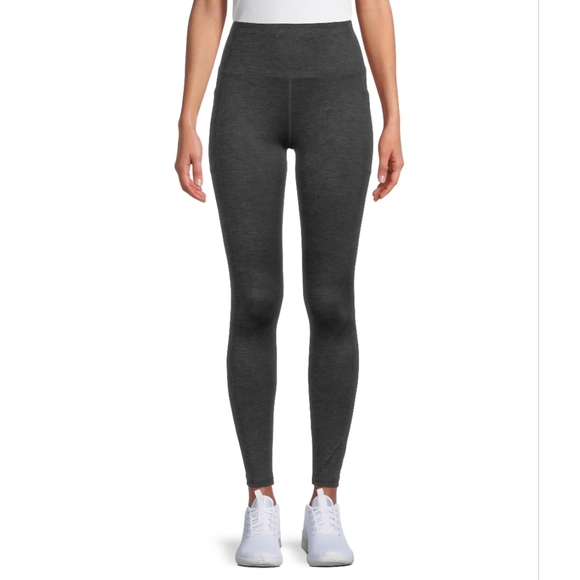 Avia Pants - 2pk Avia Women's High Waisted Side Pockets Ankle Leggings Size L